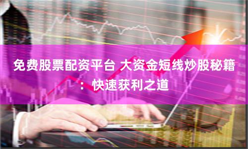 免费股票配资平台 大资金短线炒股秘籍：快速获利之道